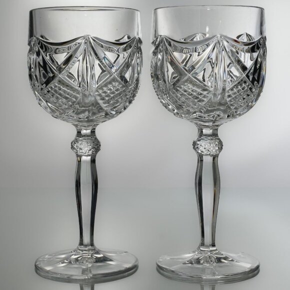 VINTAGE Crystal Glassware | Nachtmann Crystal Stemware | Beautiful Set for Two - Picture 1 of 5